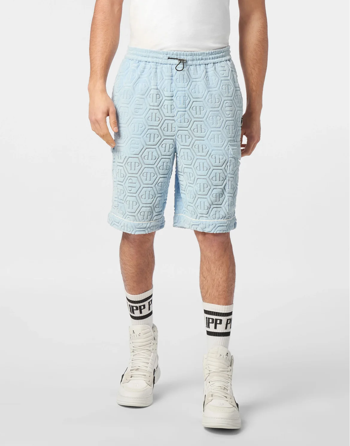 Short Trousers Monogram, цвет: Синий