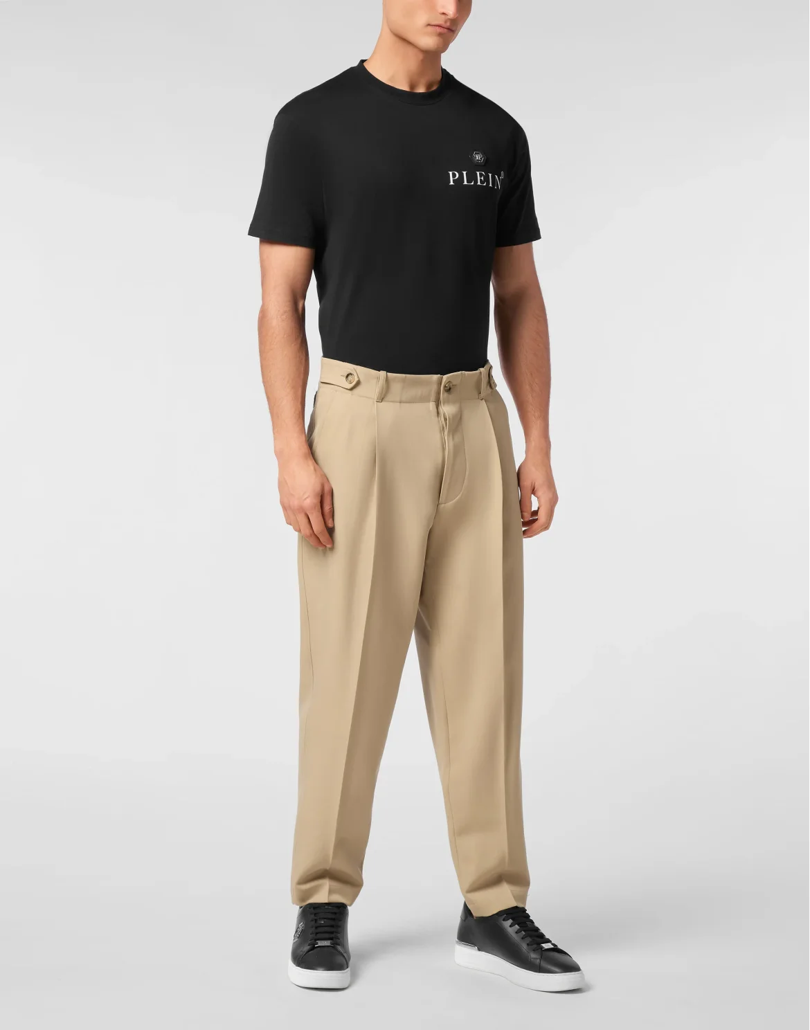 Wool Trousers Chinos Classic Fit, цвет: Бежевый