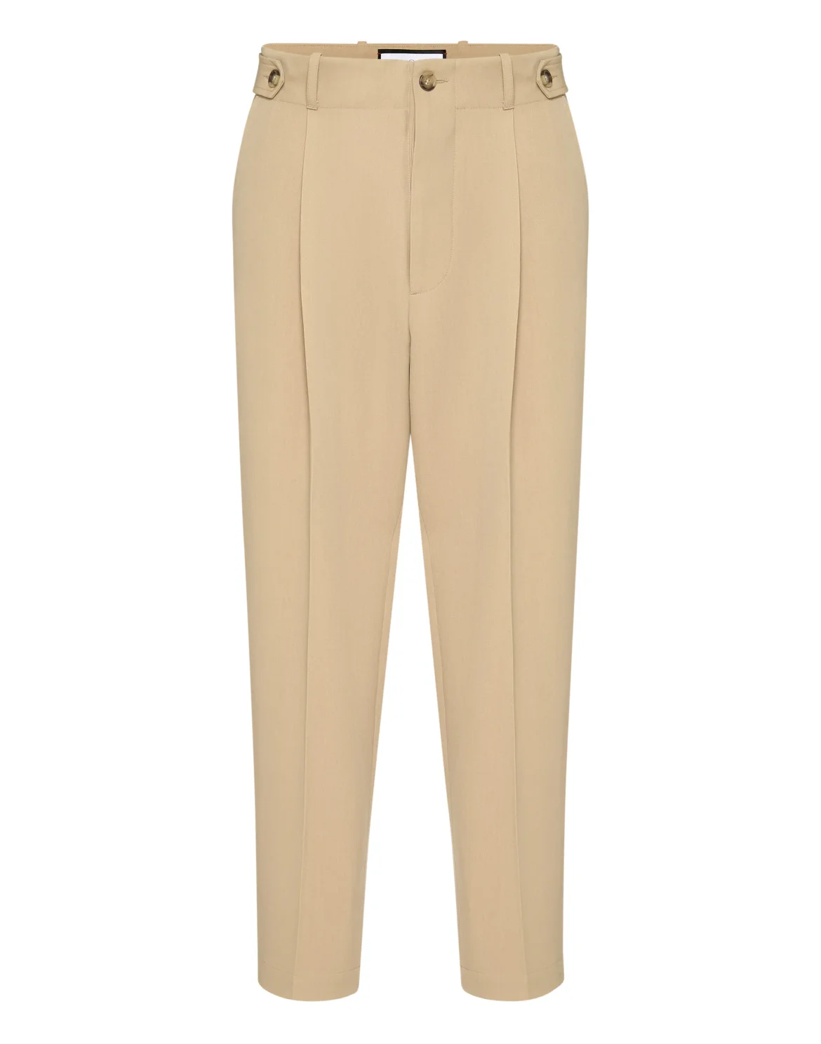 Wool Trousers Chinos Classic Fit, цвет: Бежевый