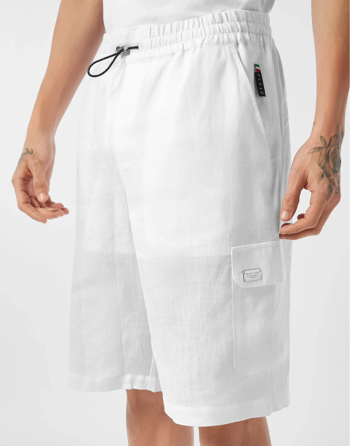 Linen Short Trousers Coolkid Cargo, цвет: Белый