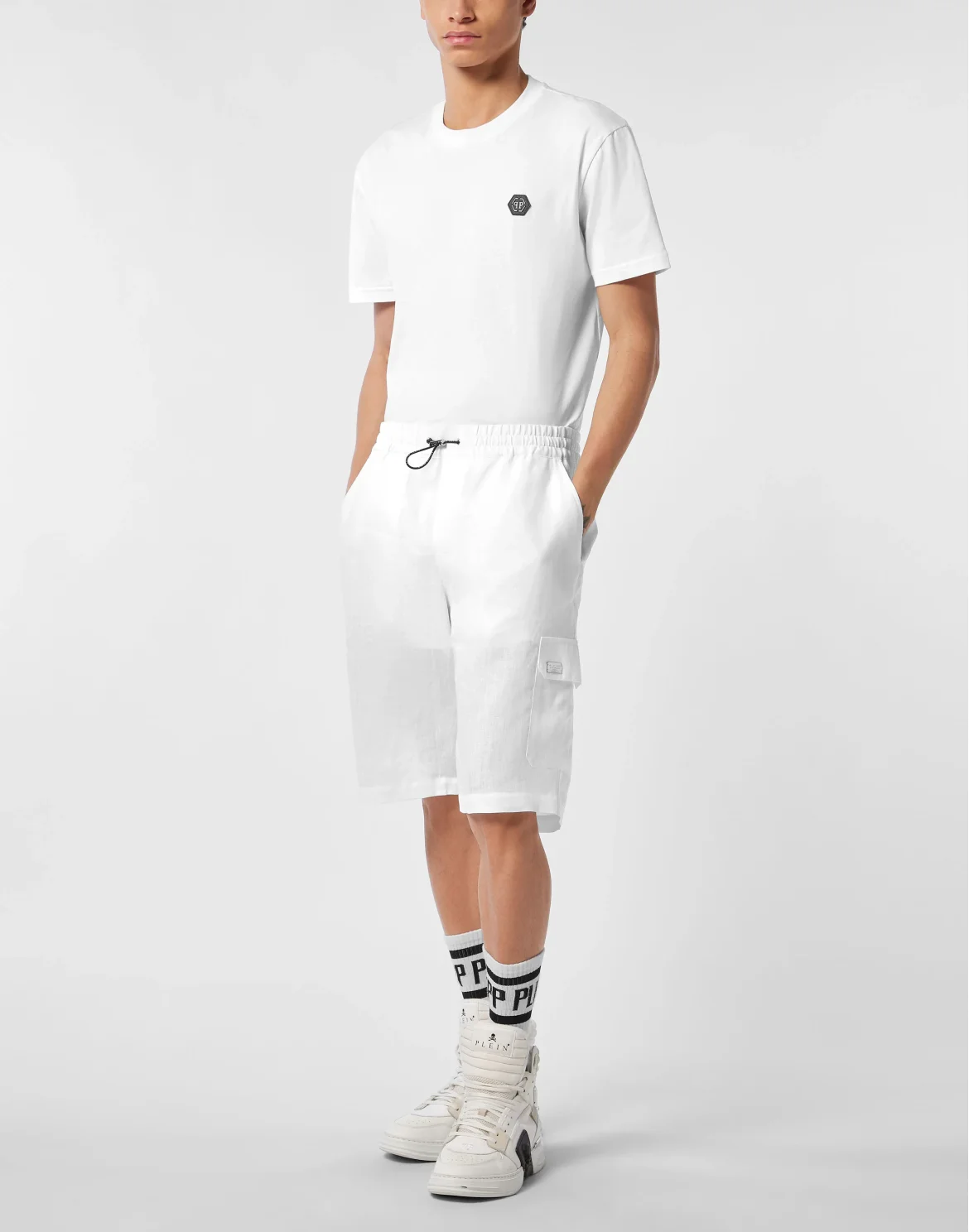 Linen Short Trousers Coolkid Cargo, цвет: Белый