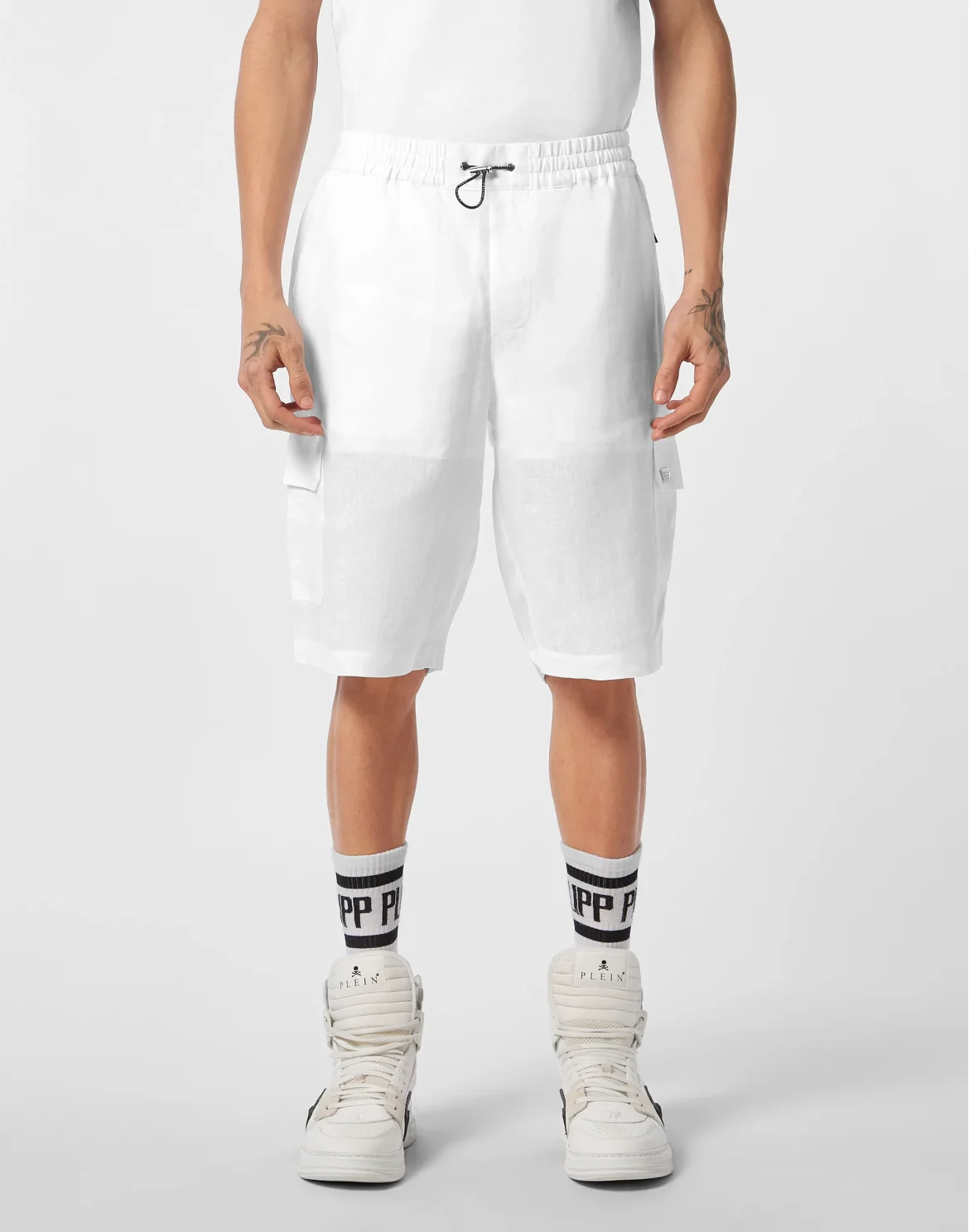 Linen Short Trousers Coolkid Cargo, цвет: Белый