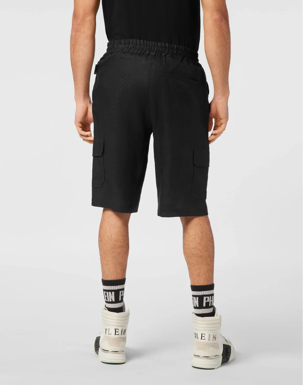 Linen Short Trousers Coolkid Cargo, цвет: Черный