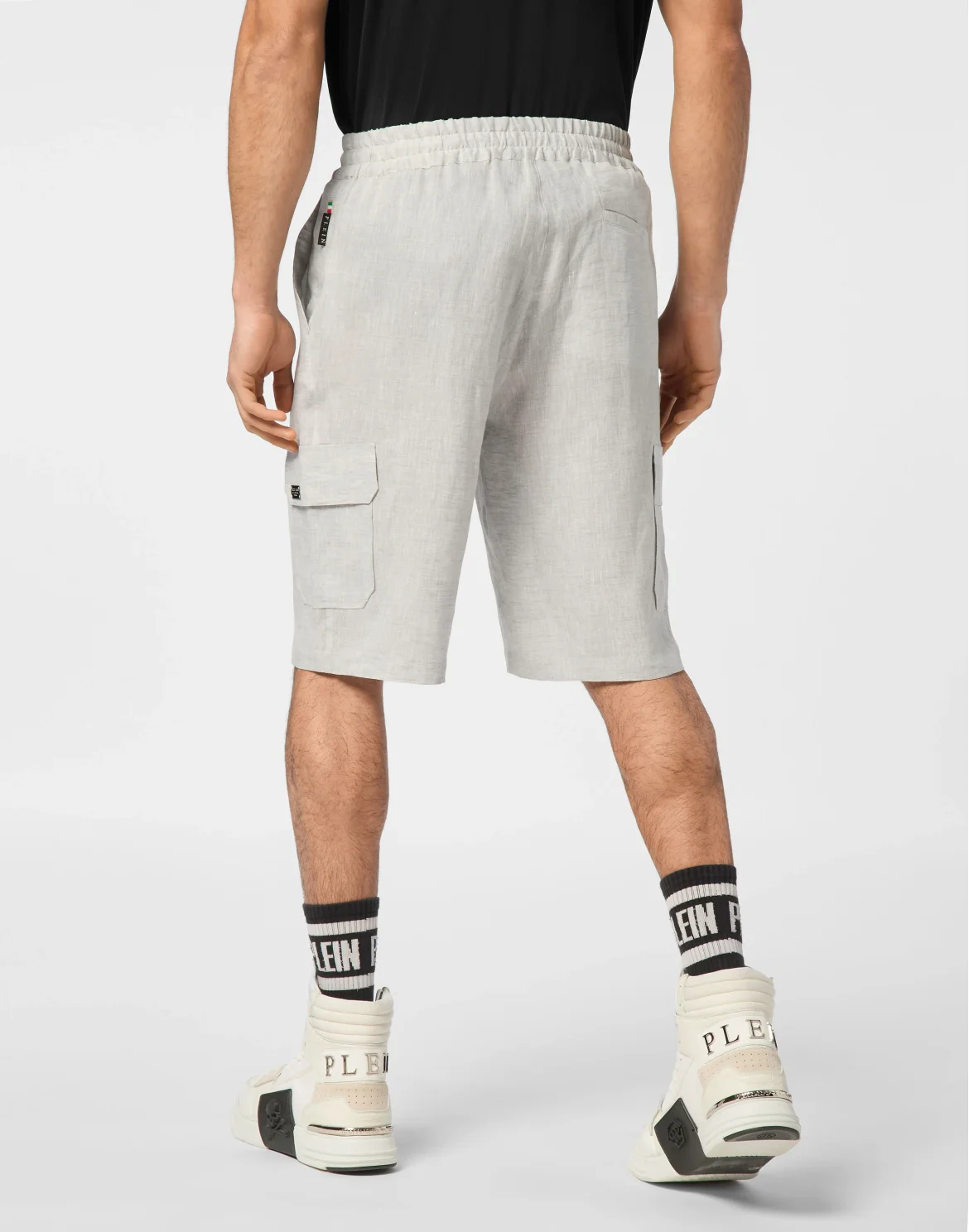Linen Short Trousers Coolkid Cargo, цвет: Серый