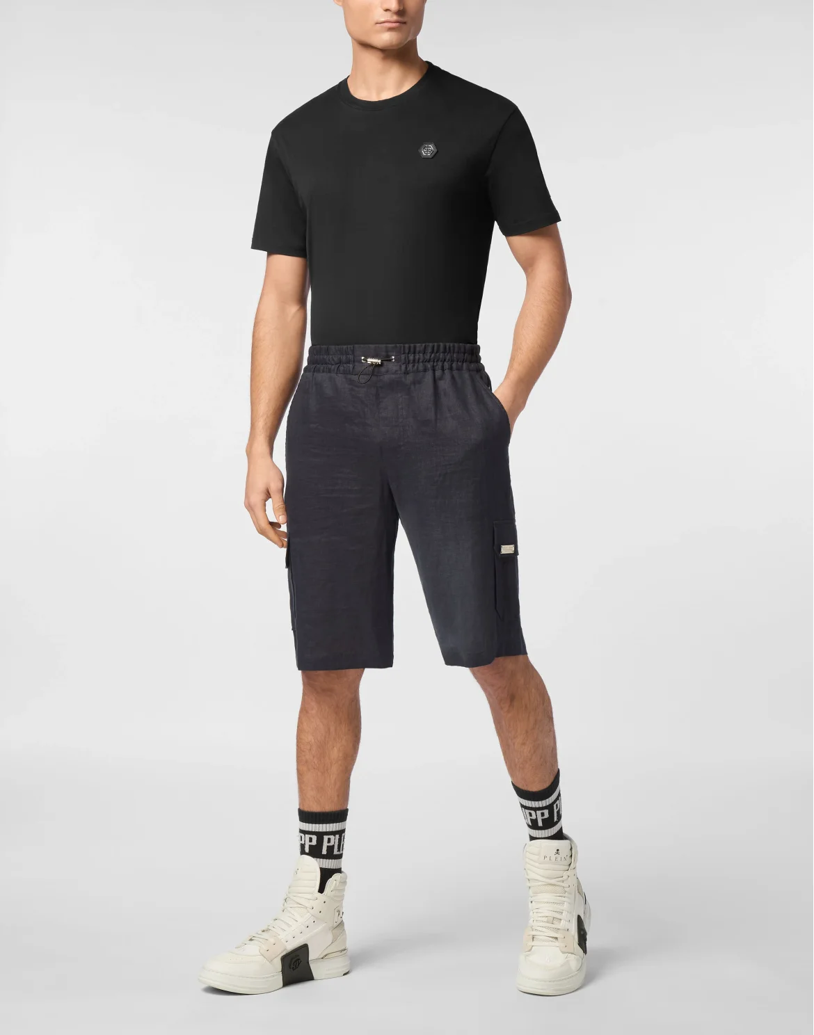 Linen Short Trousers Coolkid Cargo, цвет: Синий