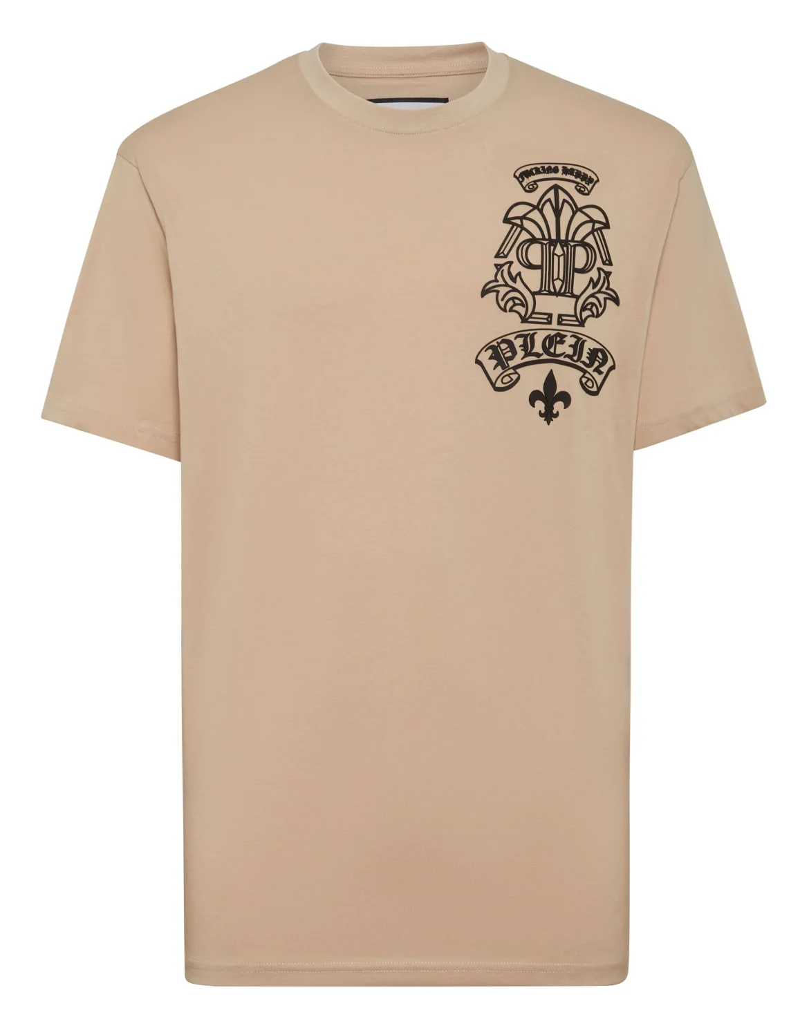 T-shirt Round Neck SS Tattoo, цвет: Бежевый