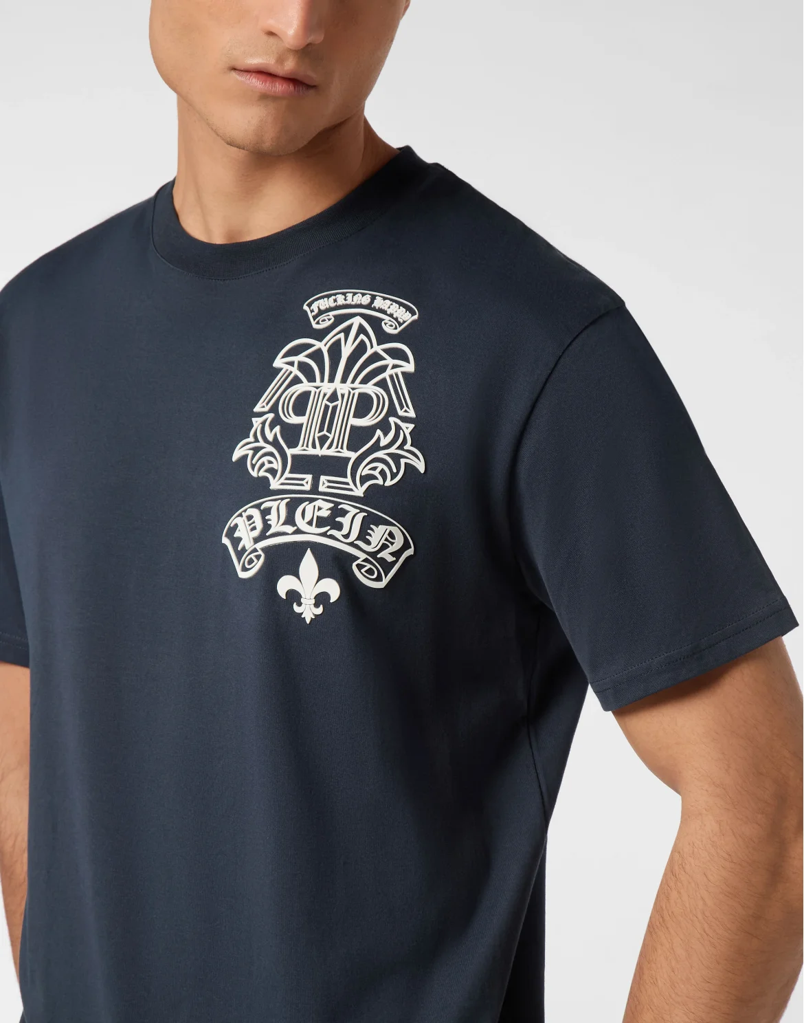 T-shirt Round Neck SS Tattoo, цвет: Синий