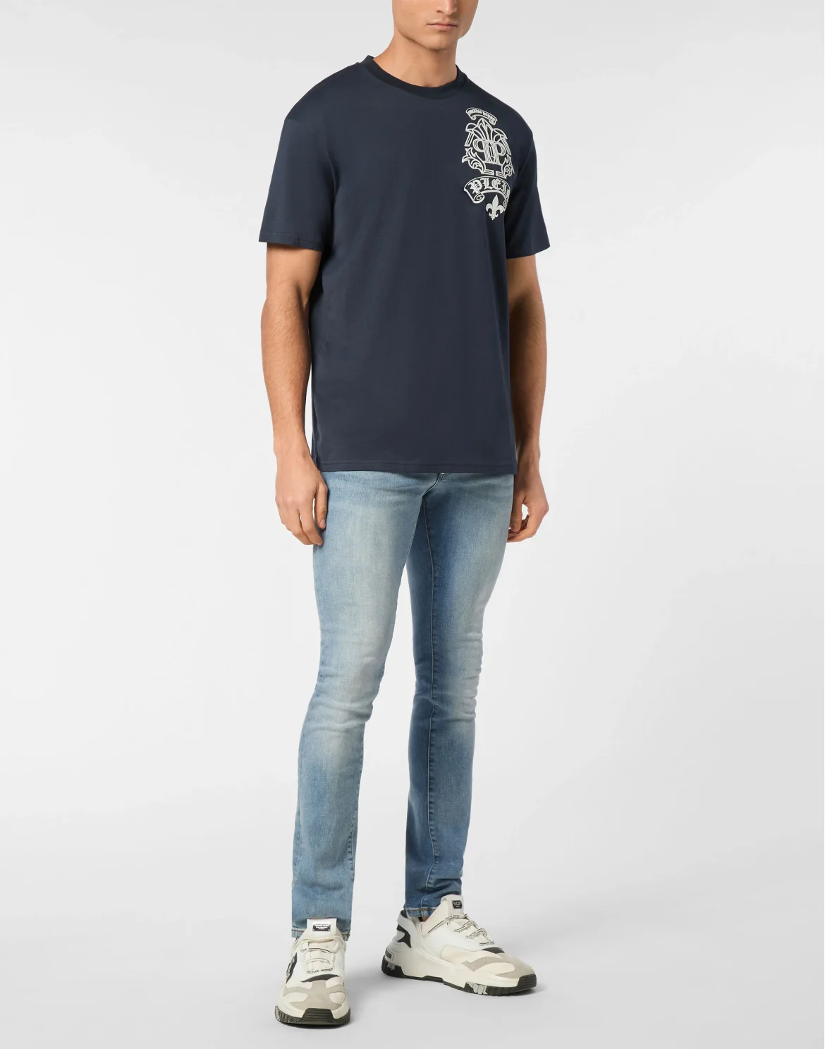 T-shirt Round Neck SS Tattoo, цвет: Синий