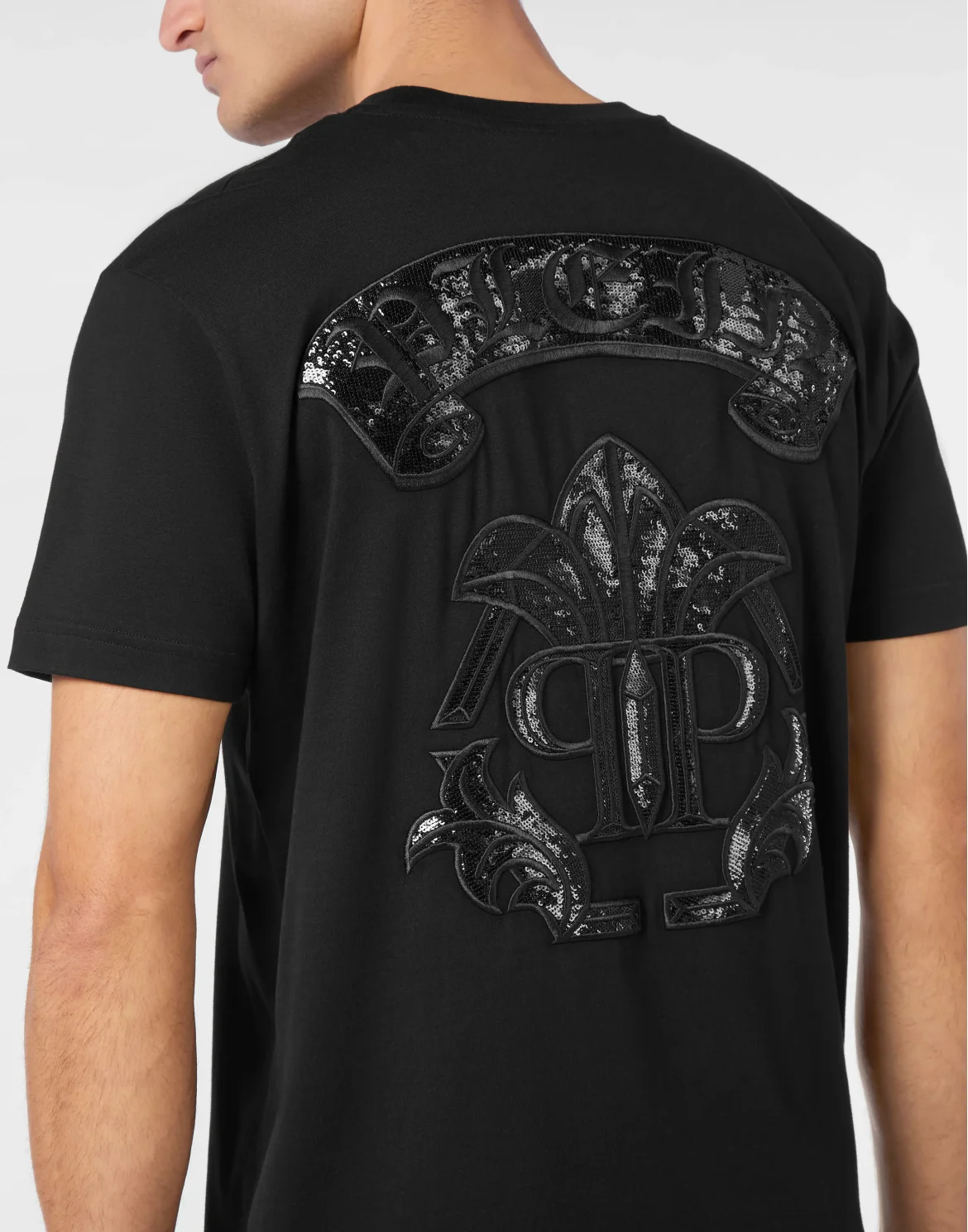 T-shirt Round Neck SS Gothic Plein, цвет: Черный