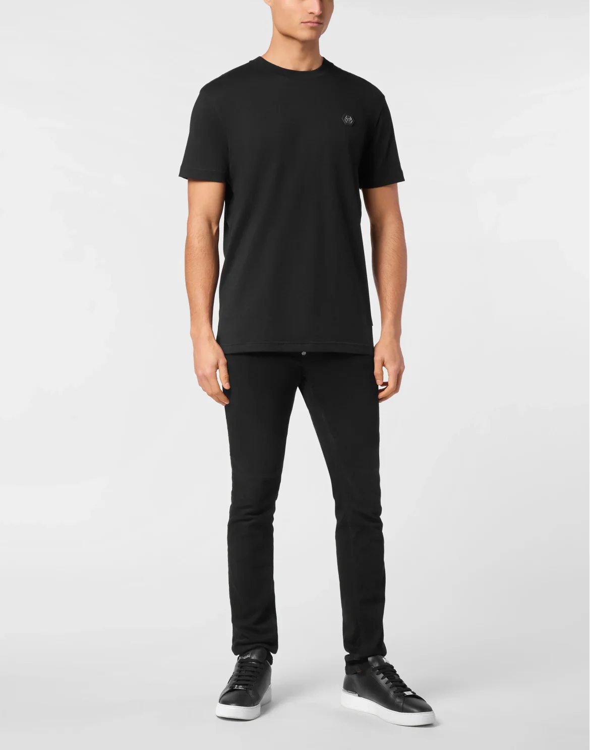 T-shirt Round Neck SS Gothic Plein, цвет: Черный