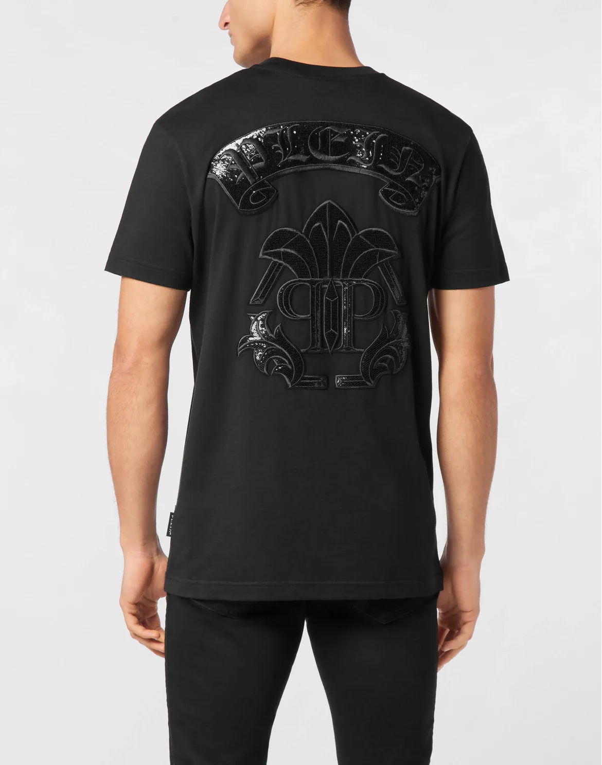 T-shirt Round Neck SS Gothic Plein, цвет: Черный