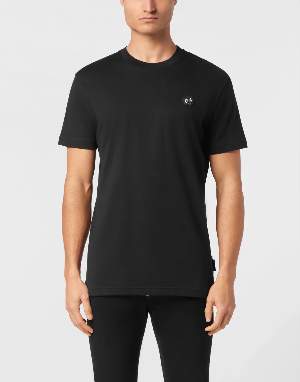 T-shirt Round Neck SS Gothic Plein, цвет: Черный