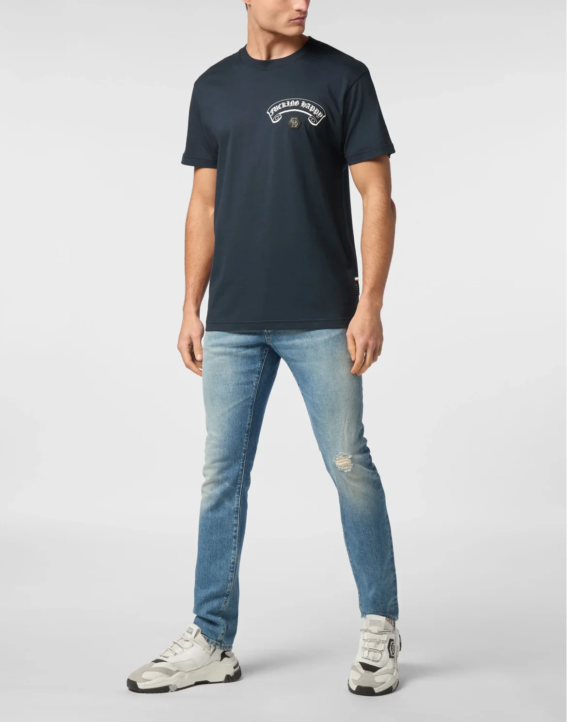 T-shirt Round Neck SS, цвет: Синий