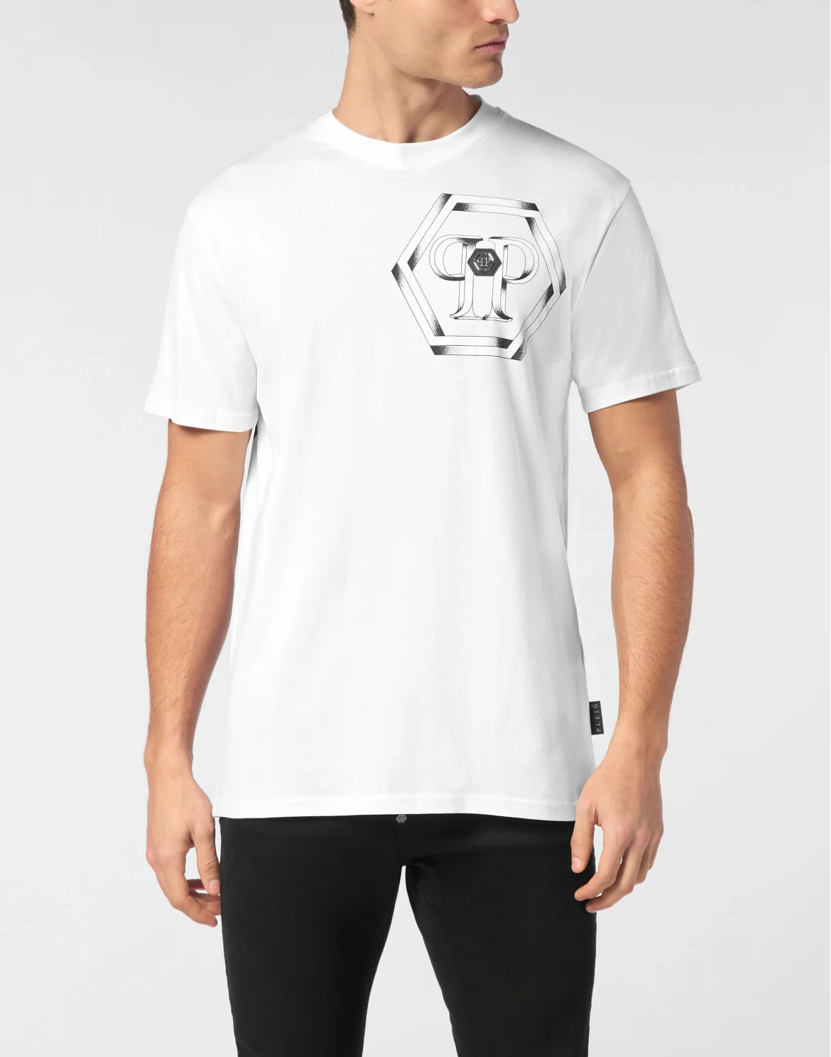 T-shirt Round Neck SS Hexagon, цвет: Белый