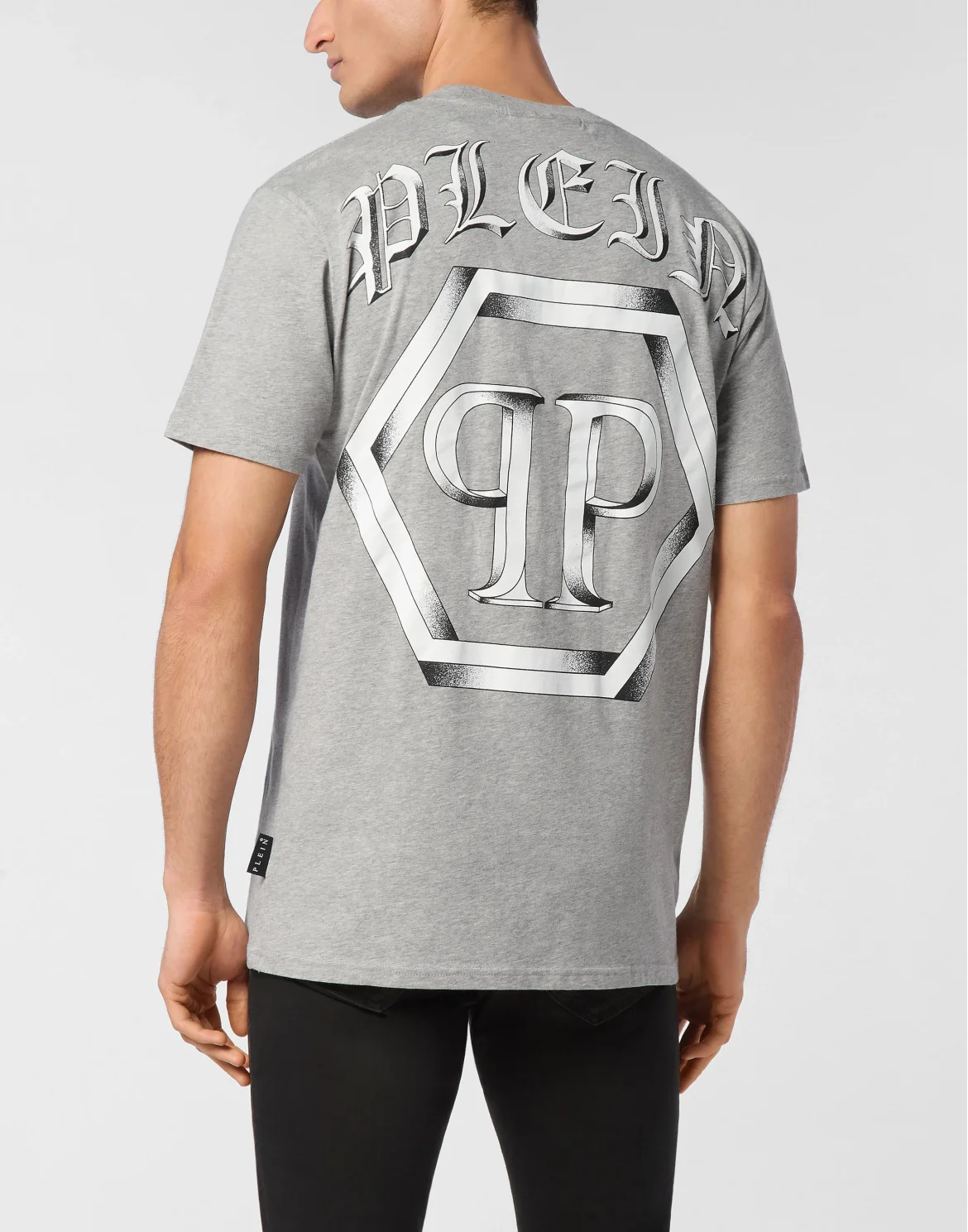 T-shirt Round Neck SS Hexagon, цвет: Серый