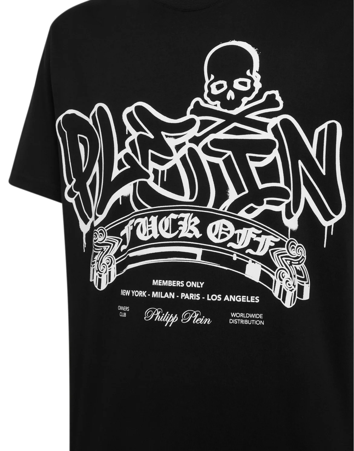 T-shirt Round Neck SS Graffiti, цвет: Черный