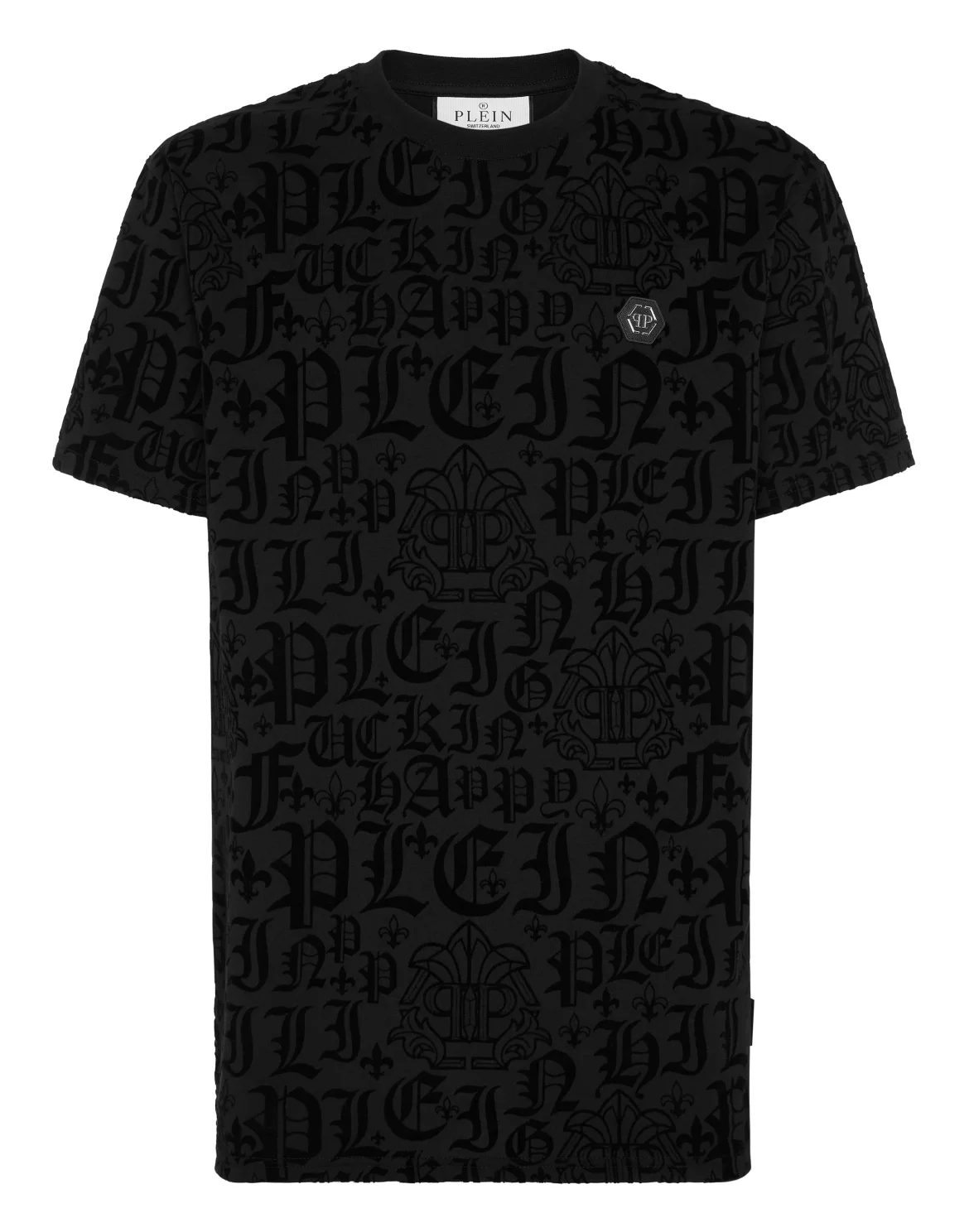 T-shirt Round Neck SS Gothic Plein, цвет: Черный