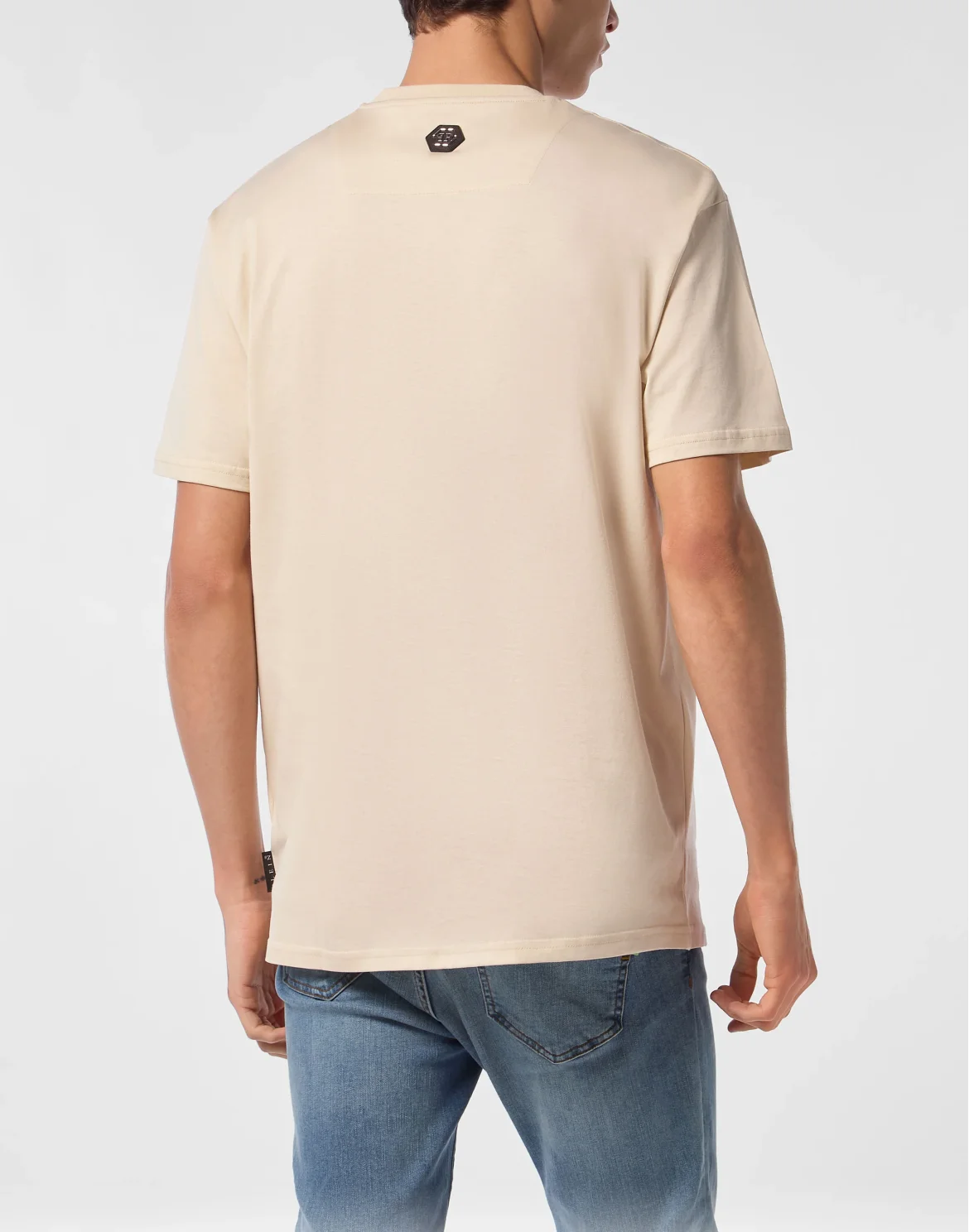 Jersey T-shirt Round Neck SS Hexagon, цвет: Бежевый