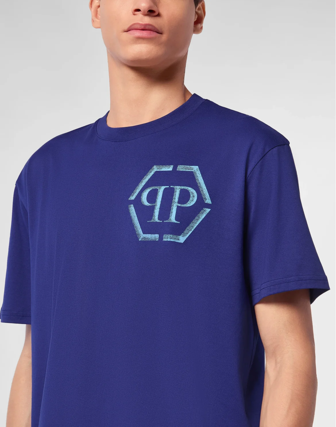 Jersey T-shirt Round Neck SS Hexagon, цвет: Синий