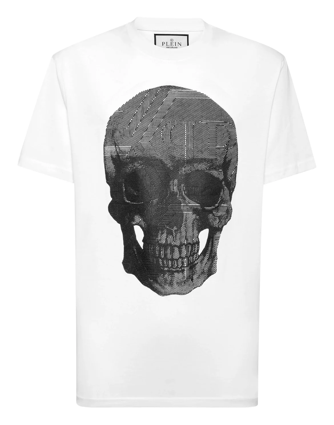 Jersey T-shirt Round Neck SS Skull, цвет: Белый