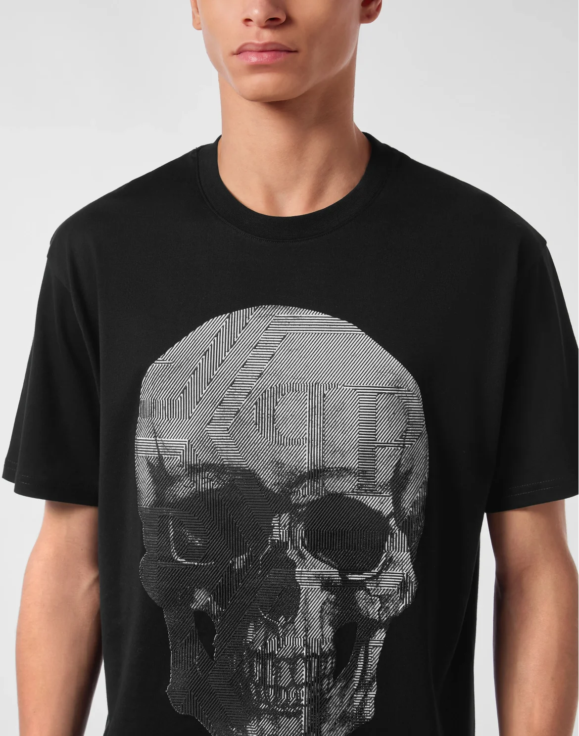 Jersey T-shirt Round Neck SS Skull, цвет: Черный