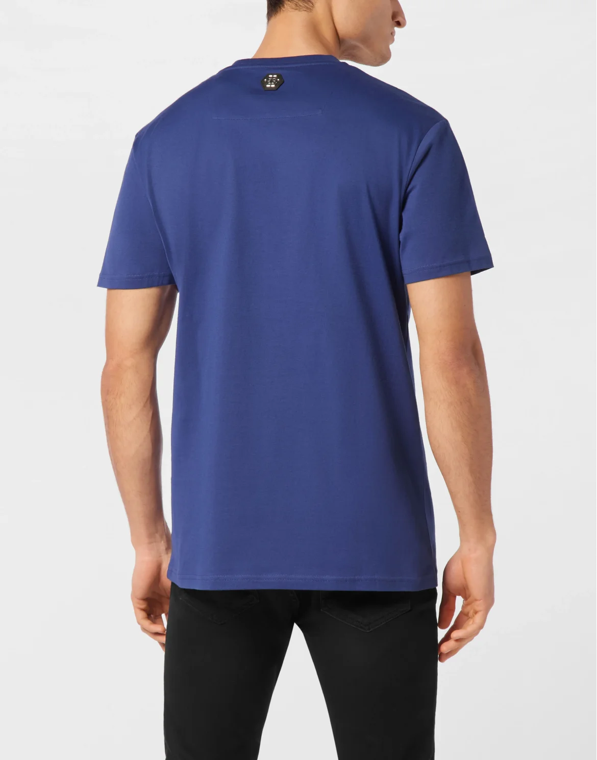 Jersey T-shirt Round Neck SS Skull, цвет: Синий