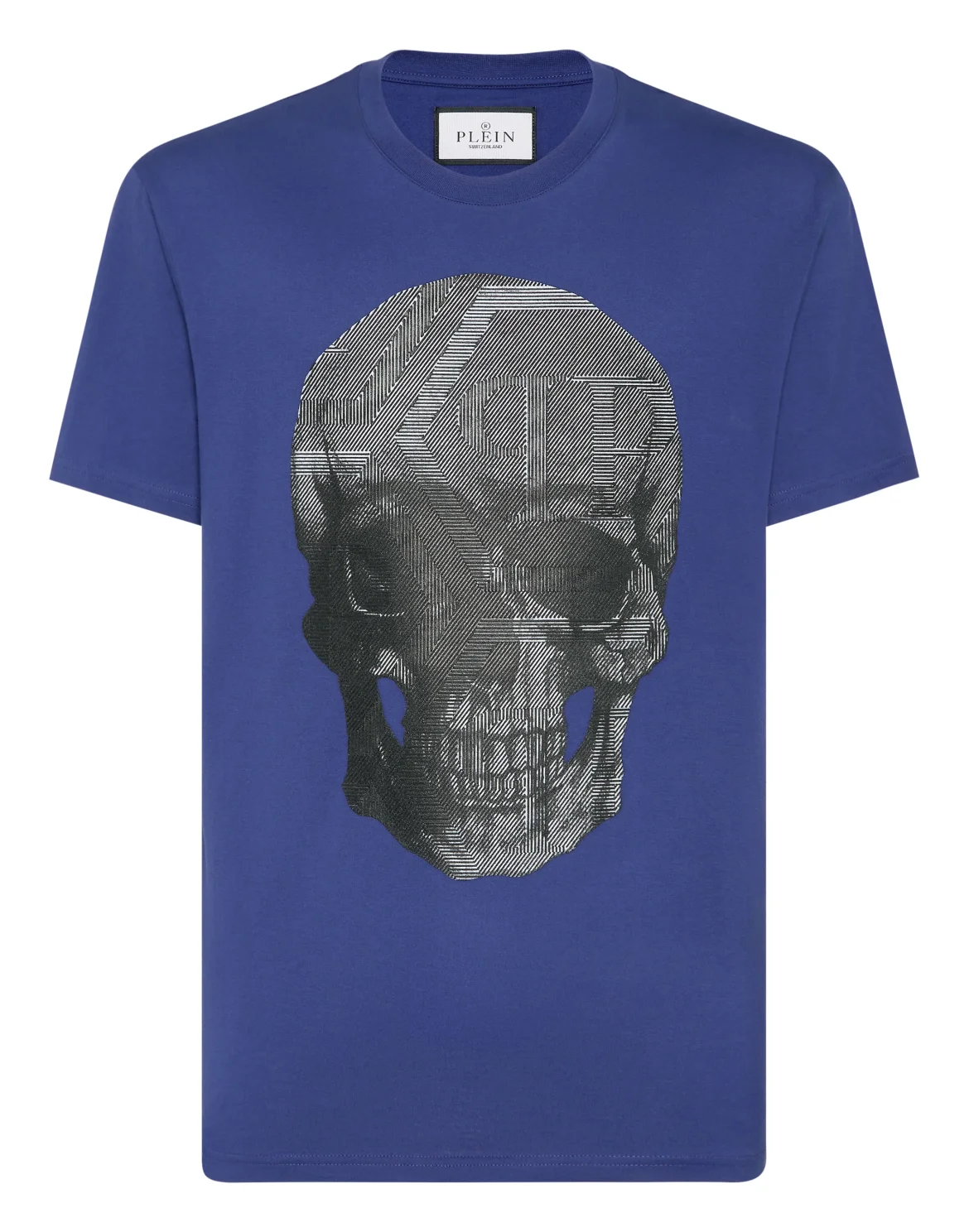 Jersey T-shirt Round Neck SS Skull, цвет: Синий