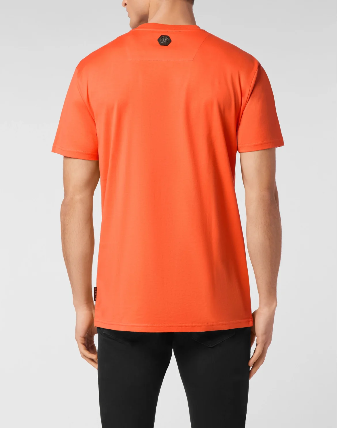 Jersey T-shirt Round Neck SS Skull, цвет: Оранжевый