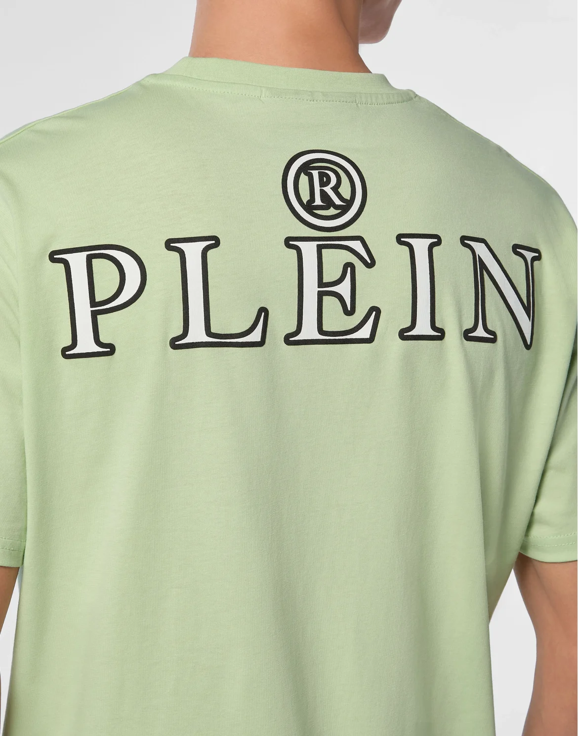 Jersey T-shirt Round Neck SS Iconic Plein, цвет: Зеленый