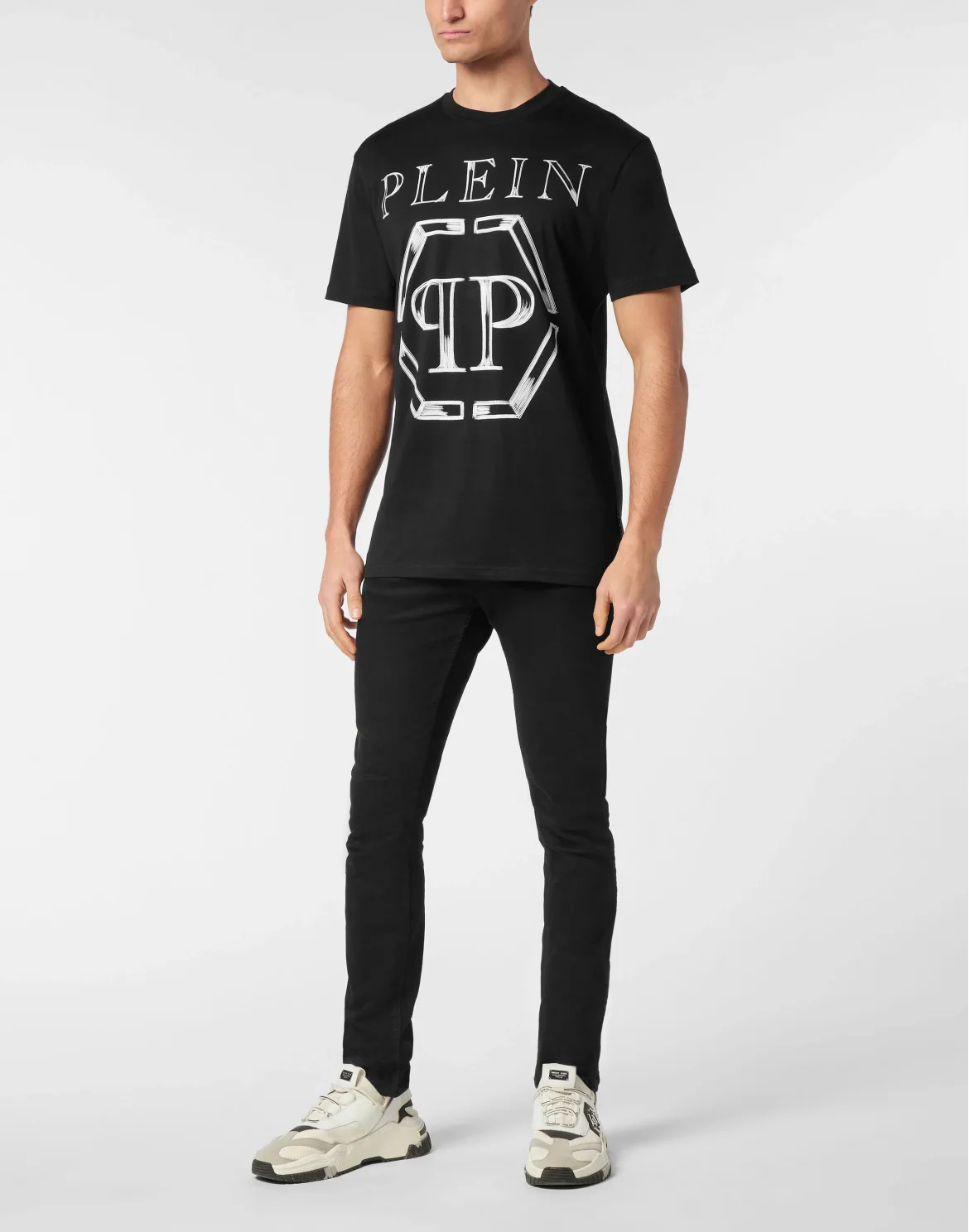 Jersey T-shirt Round Neck SS Hexagon, цвет: Черный