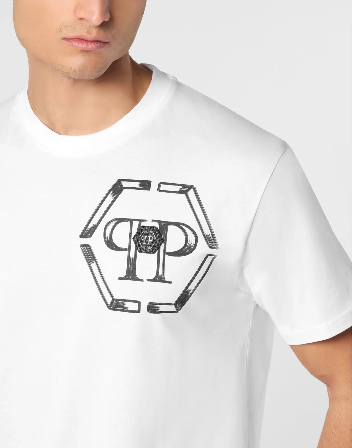 Jersey T-shirt Round Neck SS Hexagon, цвет: Белый