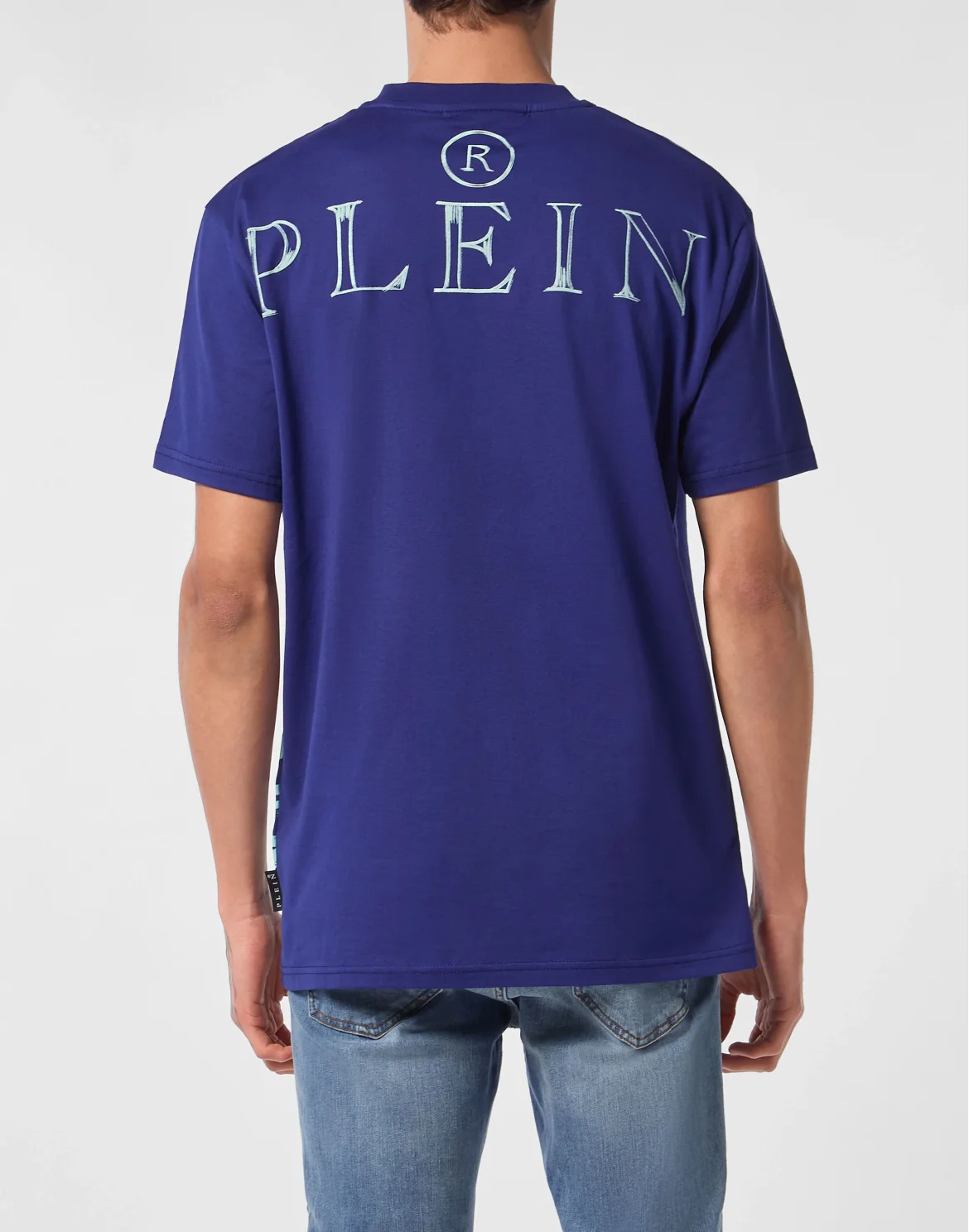 Jersey T-shirt Round Neck SS Skull&Bones, цвет: Синий