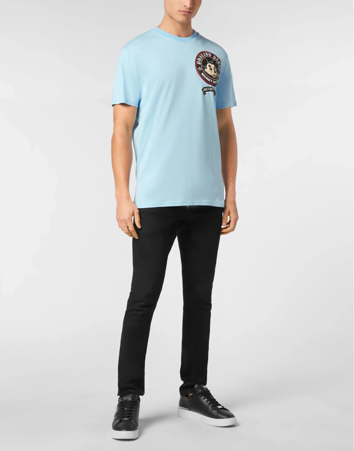 Jersey T-shirt Round Neck SS Money Mouse, цвет: Голубой