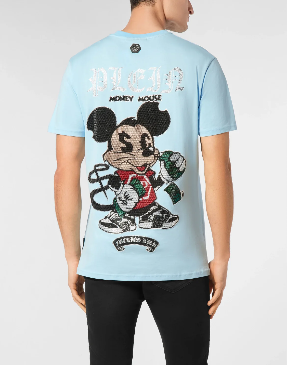 Jersey T-shirt Round Neck SS Money Mouse, цвет: Голубой