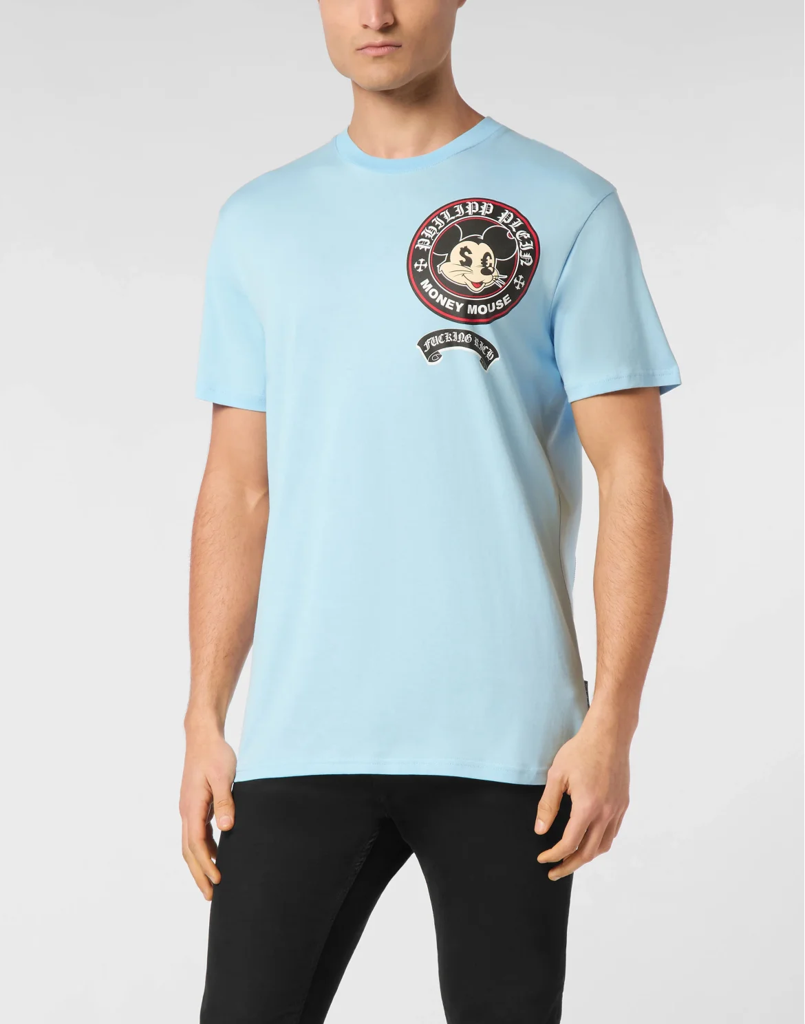 Jersey T-shirt Round Neck SS Money Mouse, цвет: Голубой