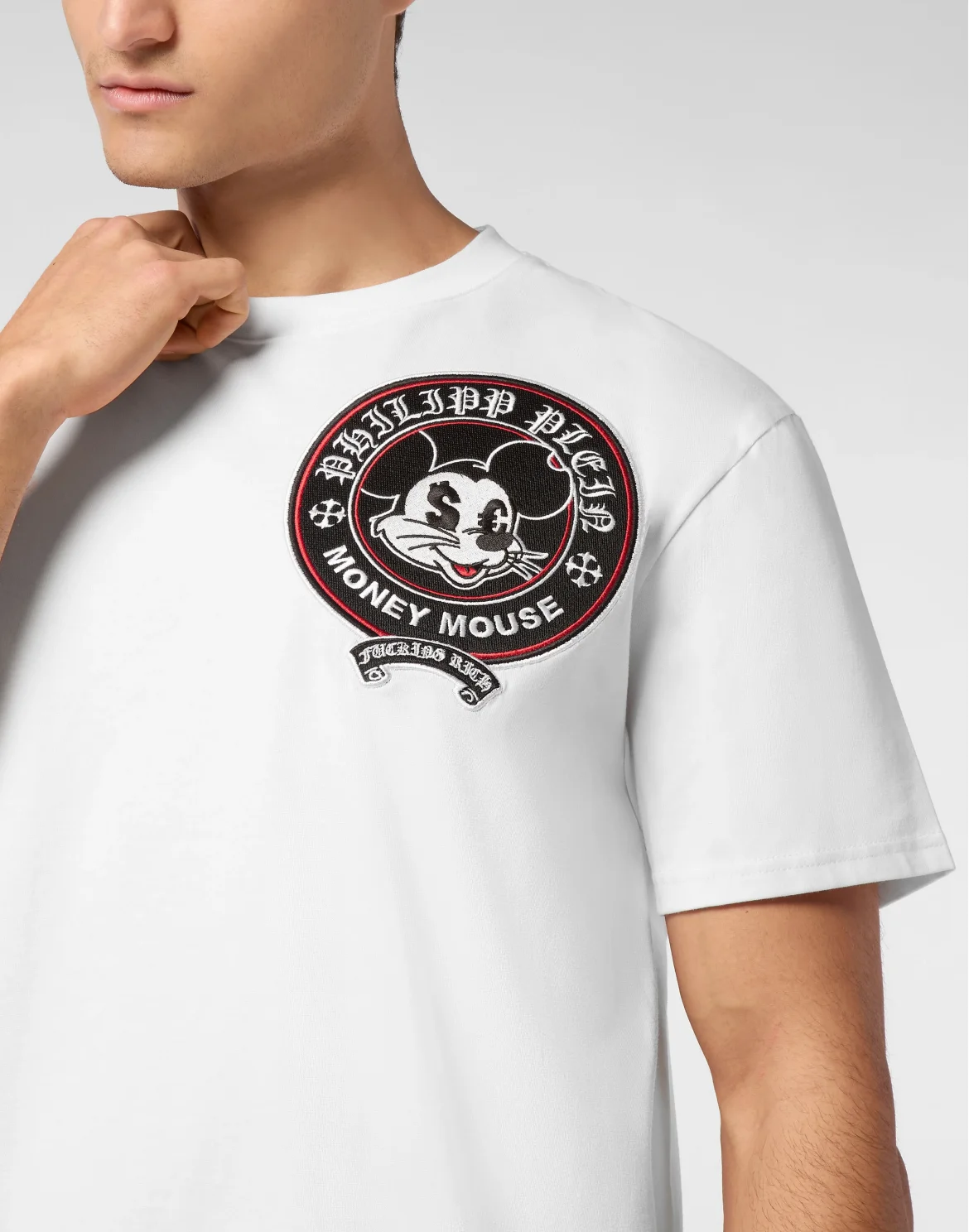 Jersey T-shirt Round Neck SS Money Mouse, цвет: Белый