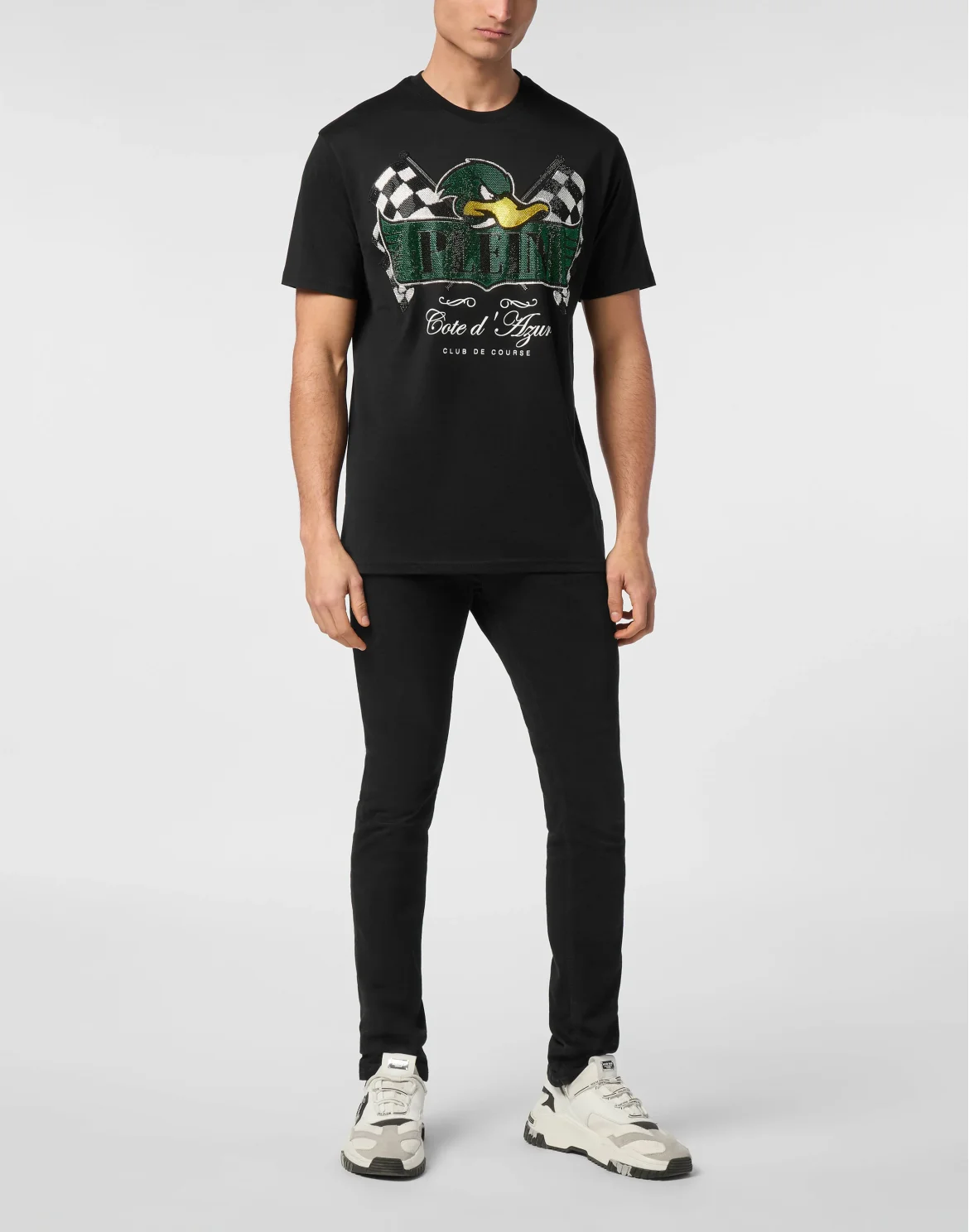 T-shirt Round Neck SS Tee Duck, цвет: Черный