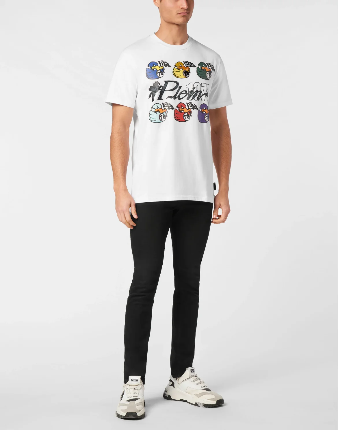 T-shirt Round Neck SS Tee Plein 1978 Duck, цвет: Белый