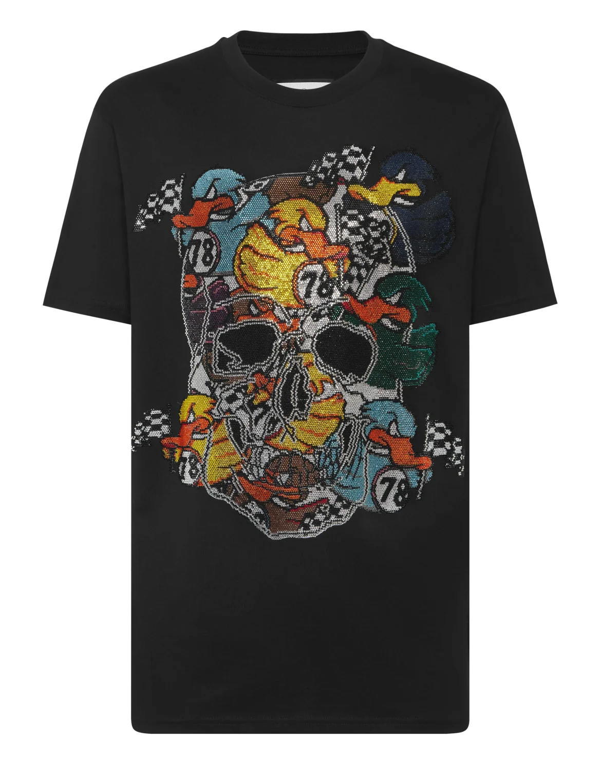 T-shirt Round Neck SS Tee Plein Duck, цвет: Черный