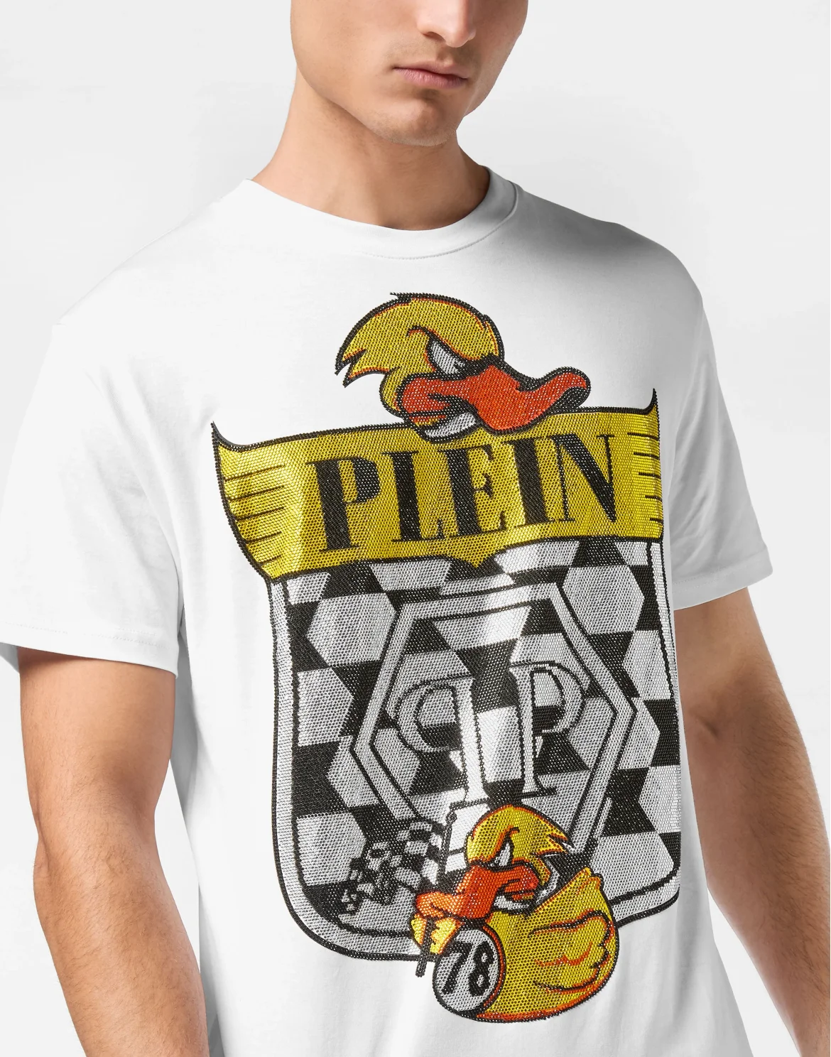 T-shirt Round Neck SS Tee Duck 1978, цвет: Белый