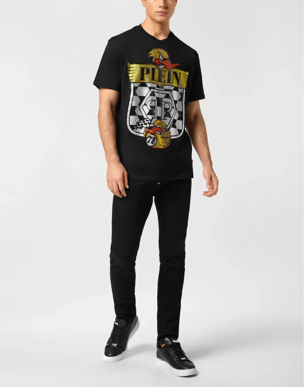T-shirt Round Neck SS Tee Duck 1978, цвет: Черный