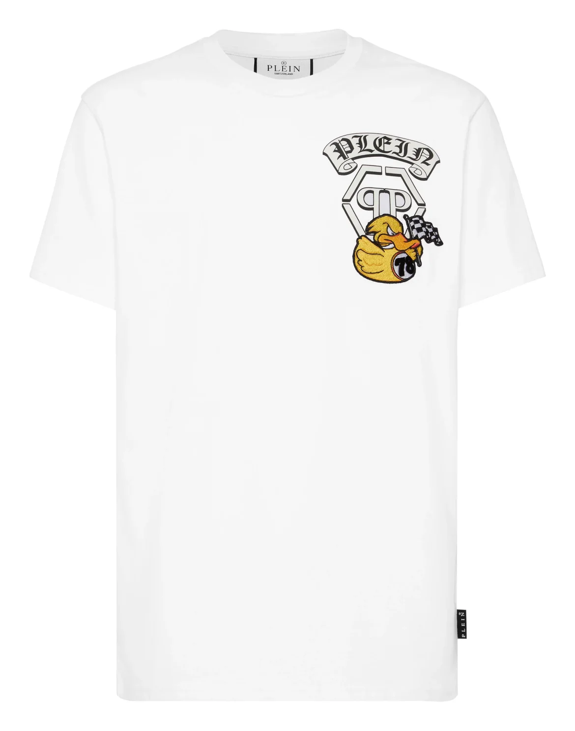 T-shirt Round Neck SS Gothic Duck, цвет: Белый