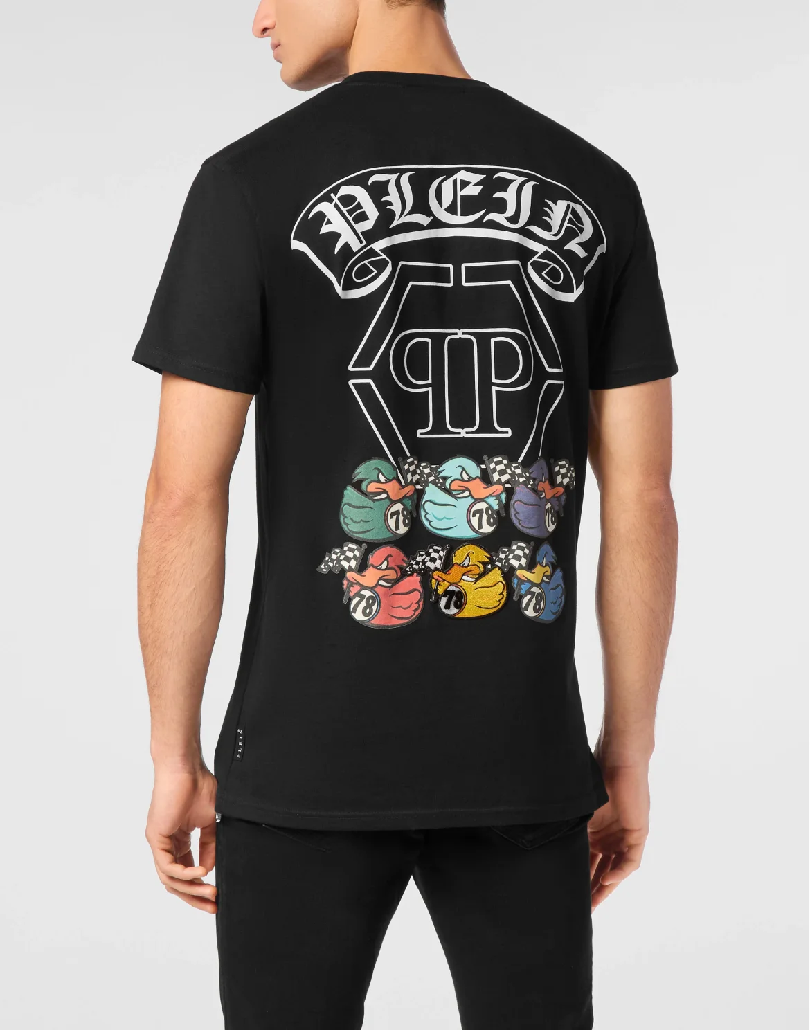T-shirt Round Neck SS Gothic Duck, цвет: Черный