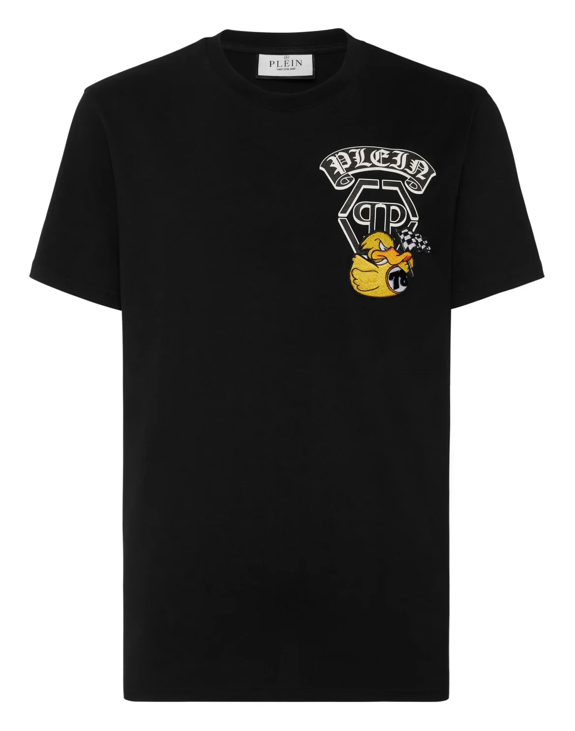 T-shirt Round Neck SS Gothic Duck, цвет: Черный