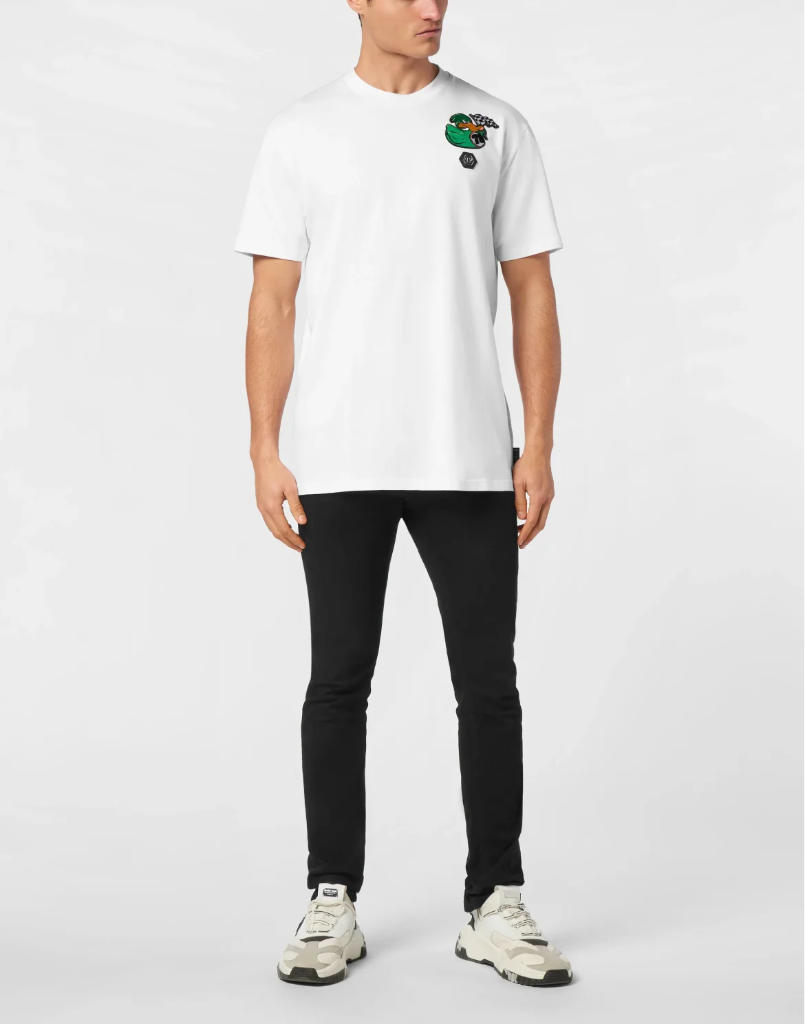 T-shirt Round Neck SS Duck Chest, цвет: Белый