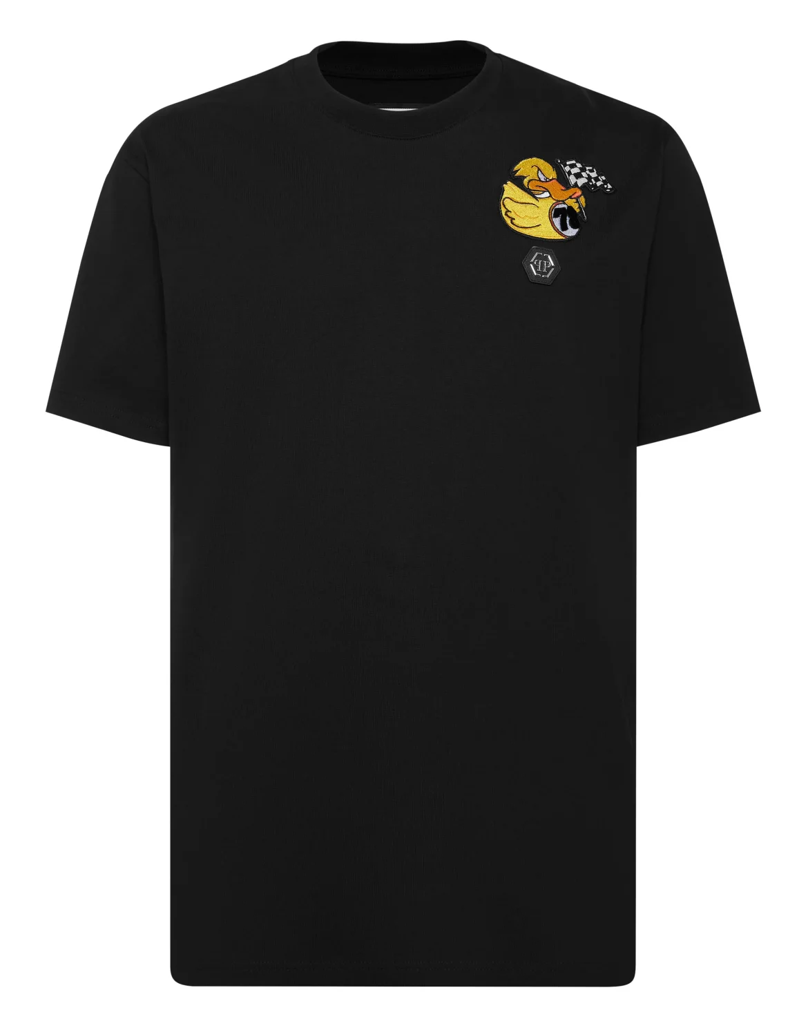 T-shirt Round Neck SS Duck Chest, цвет: Черный