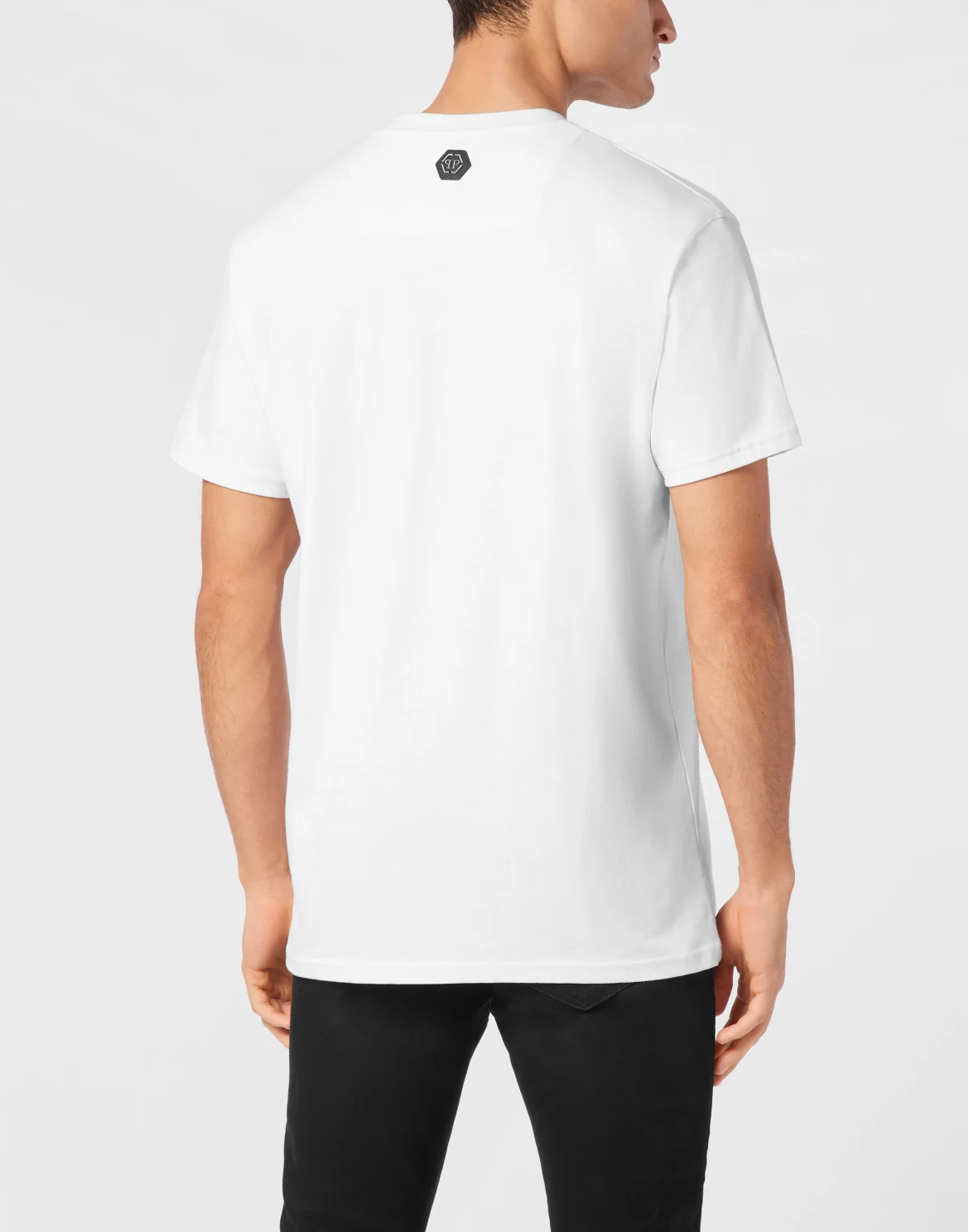 T-shirt Round Neck SS Plein Coursive, цвет: Белый