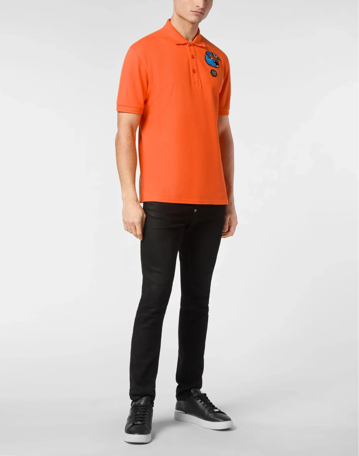 Polo shirt SS Duck Chest, цвет: Оранжевый