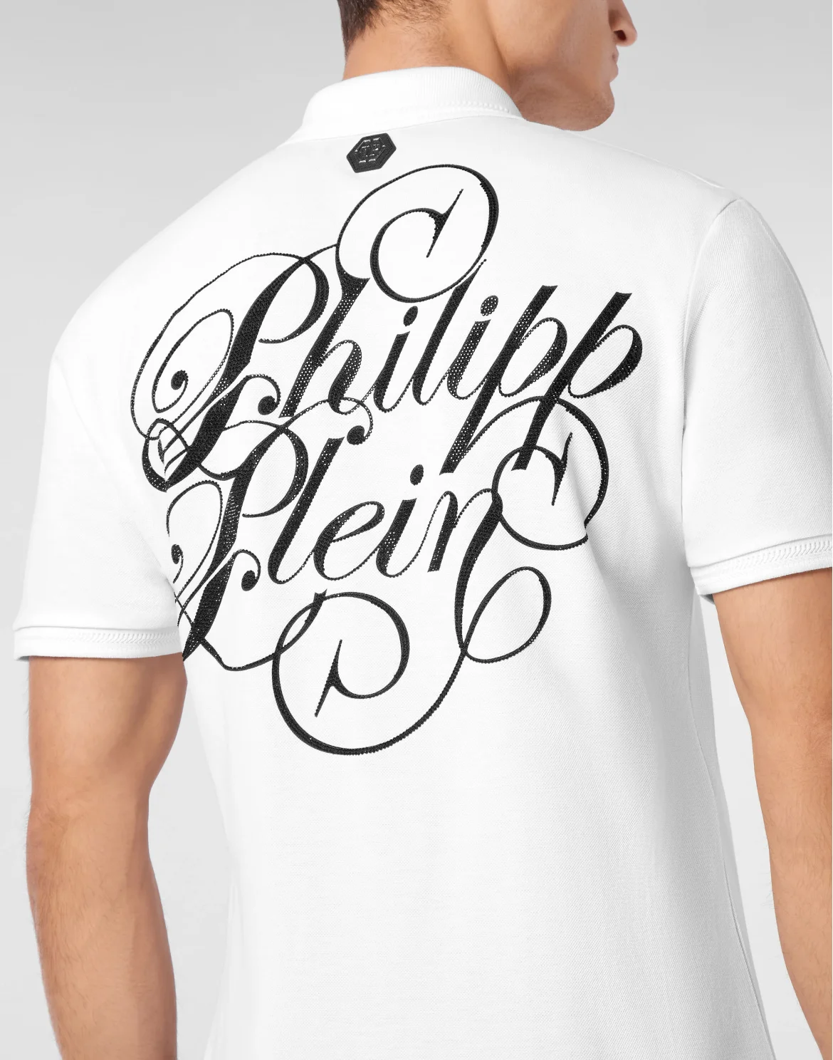 Polo shirt SS Full Stones Coursive, цвет: Белый