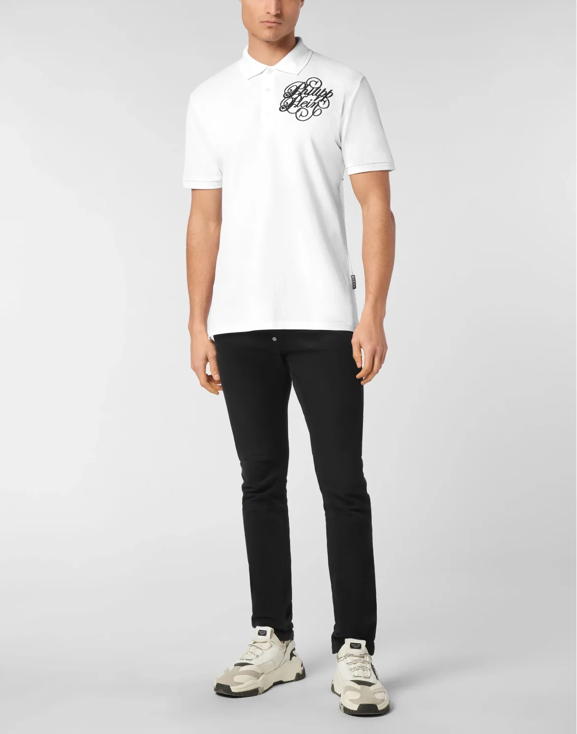 Polo shirt SS Full Stones Coursive, цвет: Белый